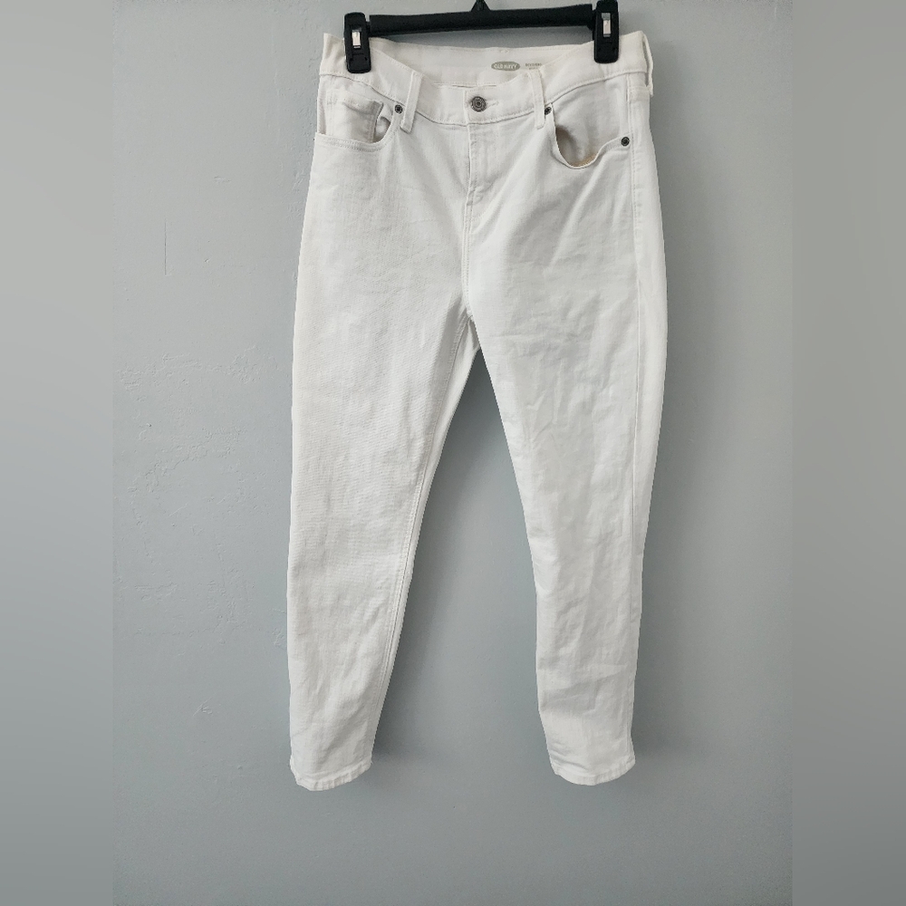 Womens old navy white jeans